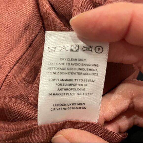 Beautiful Anthropologie Jenny Yoo mauve ruffle cold shoulder maxi dress - Picture 9 of 12